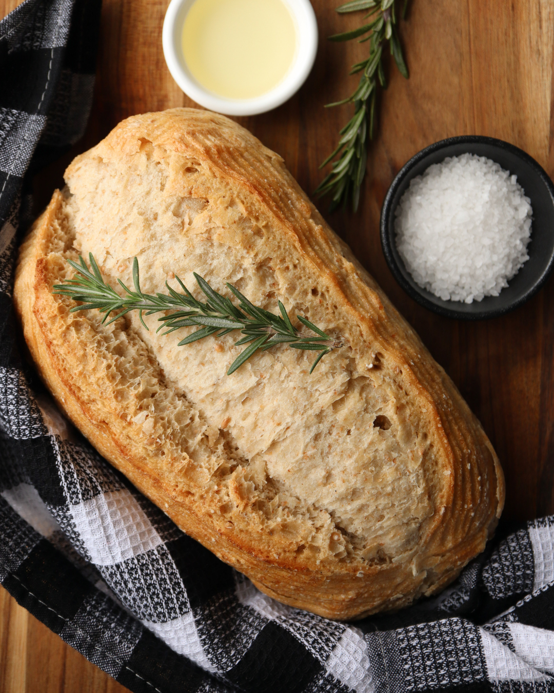Garlic Rosemary Sourdough