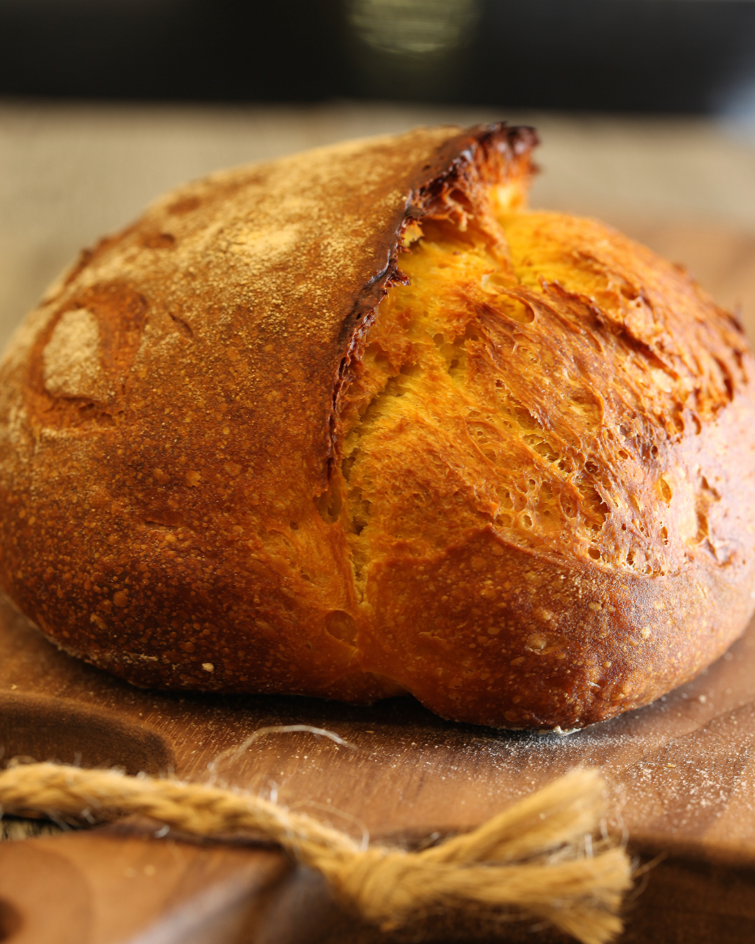 Garlic Cheddar Sourdough