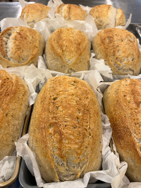 Italian Herb Sourdough Loaf